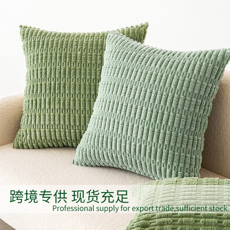 Chinoiserie Style Solid Color Corduroy Pillow Covers for Vacation Home Decor|Home Decor Pillows