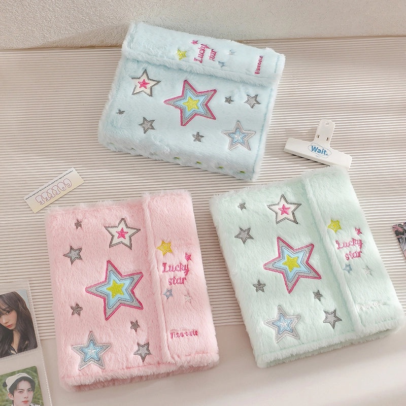 Star Pattern Plush Graduation Photo Album Minimalist Cartoon Preppy Style|Photo Albums & Scrapbooks