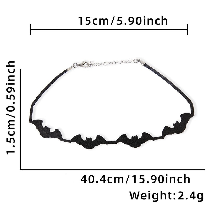 Minimalist Halloween Bat Skull Necklace | Jewelry & Accessories