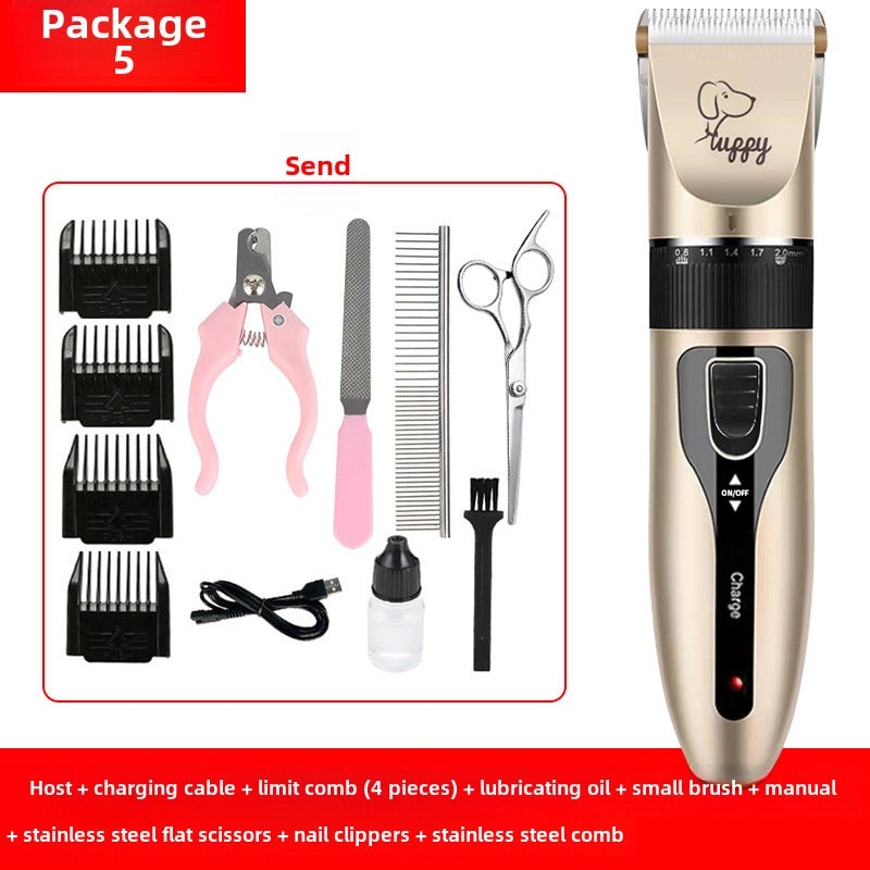 Pet Electric Hair Clipper Set for Dogs and Cats | Pet Grooming Tools