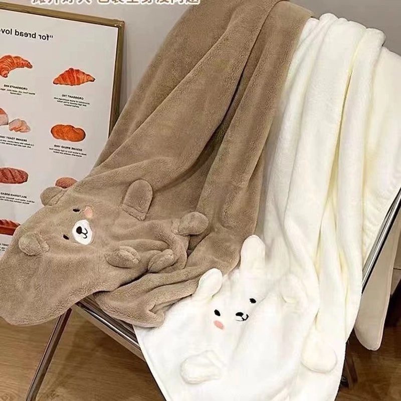 Thickened Quick-Dry Cotton Bath Towel Set, Hair-Free, Absorbent Two-Piece for Men and Women|Home & Bath Textiles