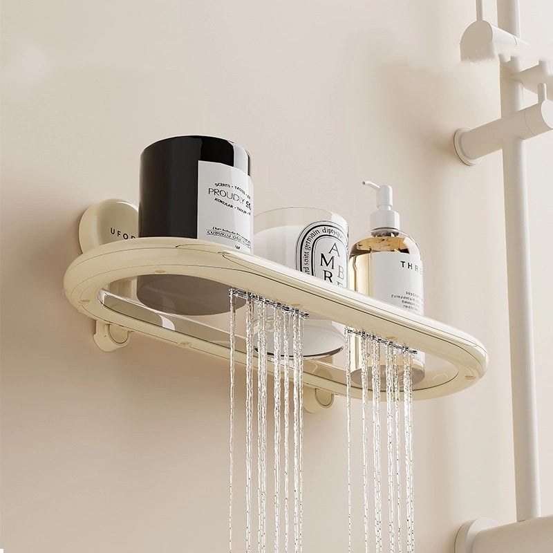 Minimalist Solid Color ABS Bathroom Rack|Bathroom Accessories