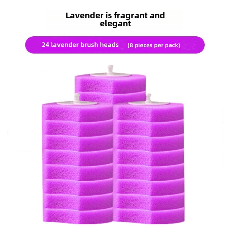 Disposable Long Handle Toilet Brush Set with Replaceable Heads for Household Deep Cleaning|Home Cleaning Supplies