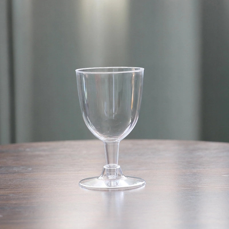 Phnom Penh Clear Plastic Goblet Dessert Cups Disposable Mousse Jelly Pudding Wedding Party Tableware|Disposable Dessert Cups