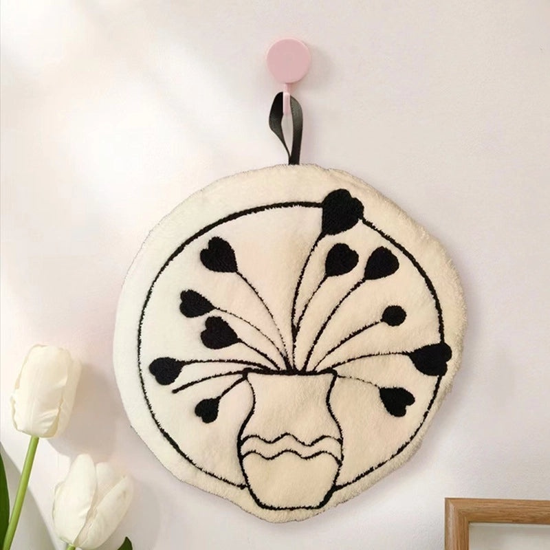 Minimalist Classic Letter Printed Polyester Towels | Home & Living Textiles