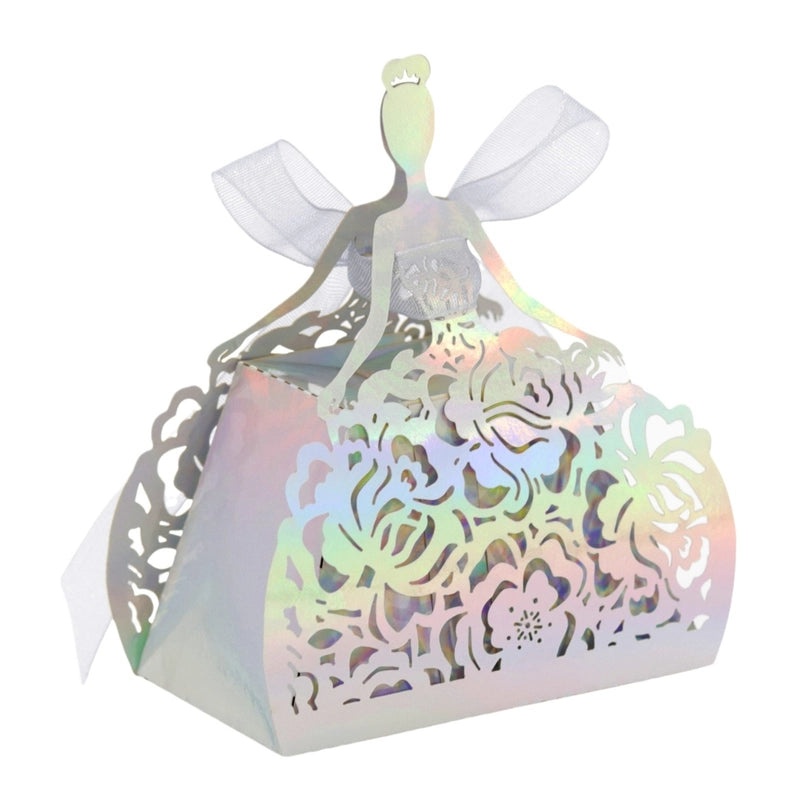 Iridescent Floral 210G Paper for Holiday Wedding Engagement Gift Wrapping | Gift Wrapping Supplies