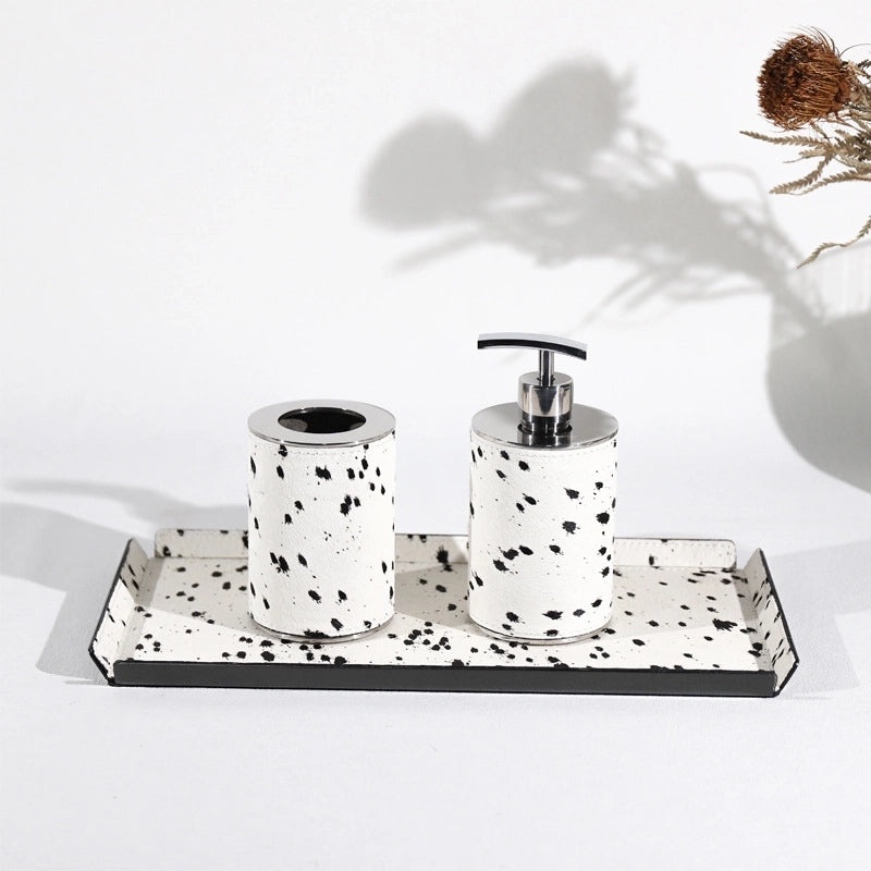 Luxury Stainless Steel Horse Hair Bathroom Set | Home & Hotel Bathroom Accessories