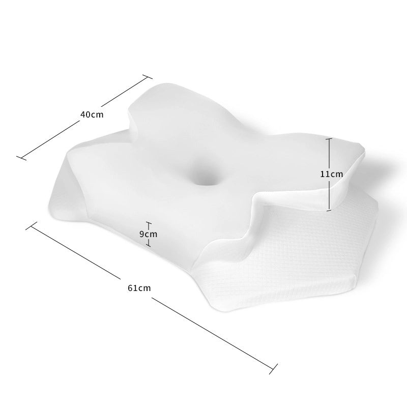 Comfortable Color Block Memory Foam Pillow for Everyday Use|Home & Bedding