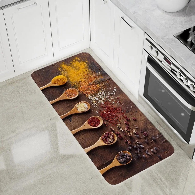 Cozy Casual Spices Pattern Polyester Rug | Home Decor Carpet