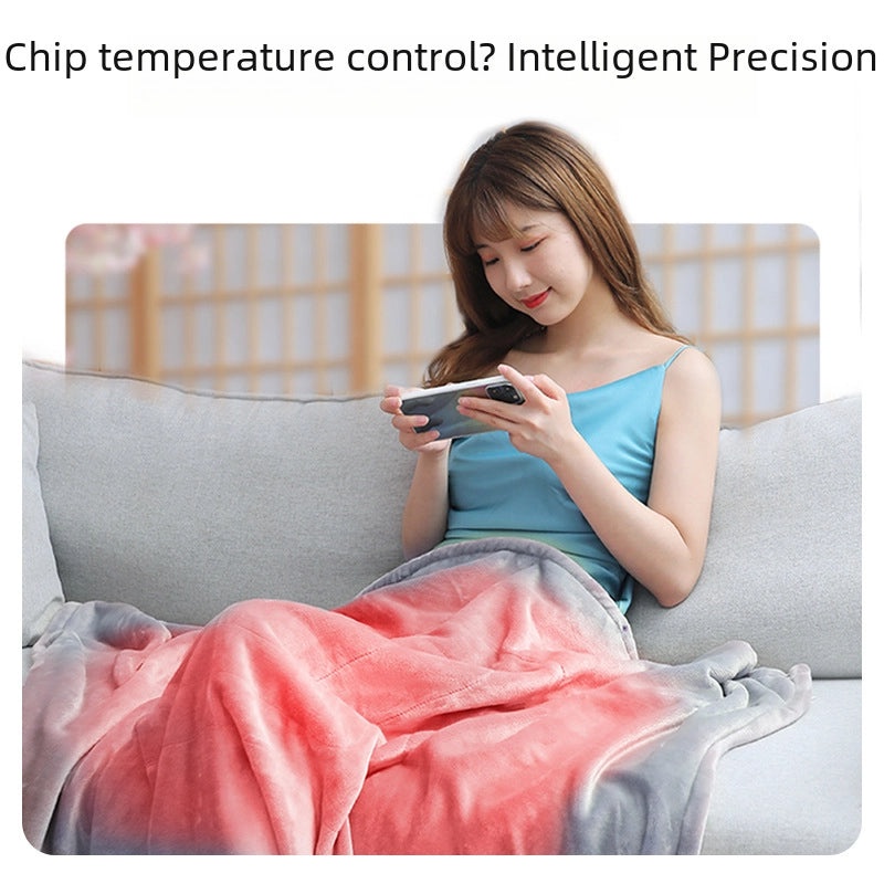 USB Electric Heated Blanket Portable Charging 5V Warm Shawl for Car Dormitory Outdoor Use|Heated Blankets & Shawls