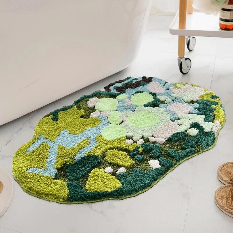 Starry Sky Floral Polyester Rug for Home Décor & Cleaning Supplies | Home & Living / Cleaning Tools