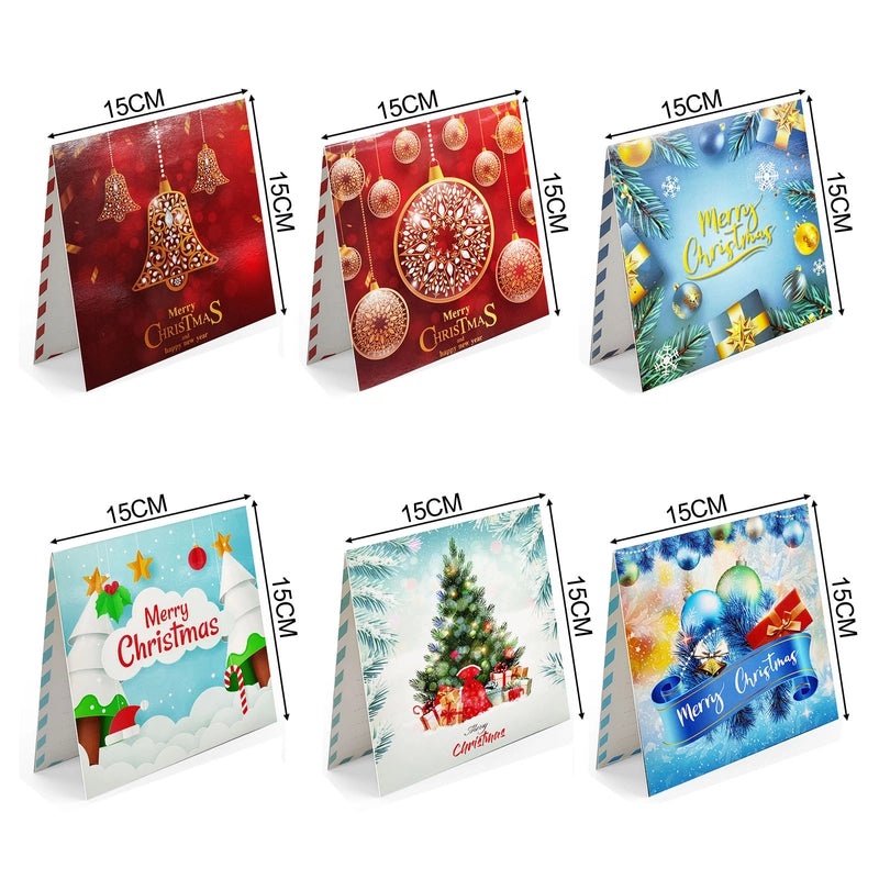 Christmas Diamond Painting DIY Greeting Card with Stickers and Hand Drill | Craft Supplies