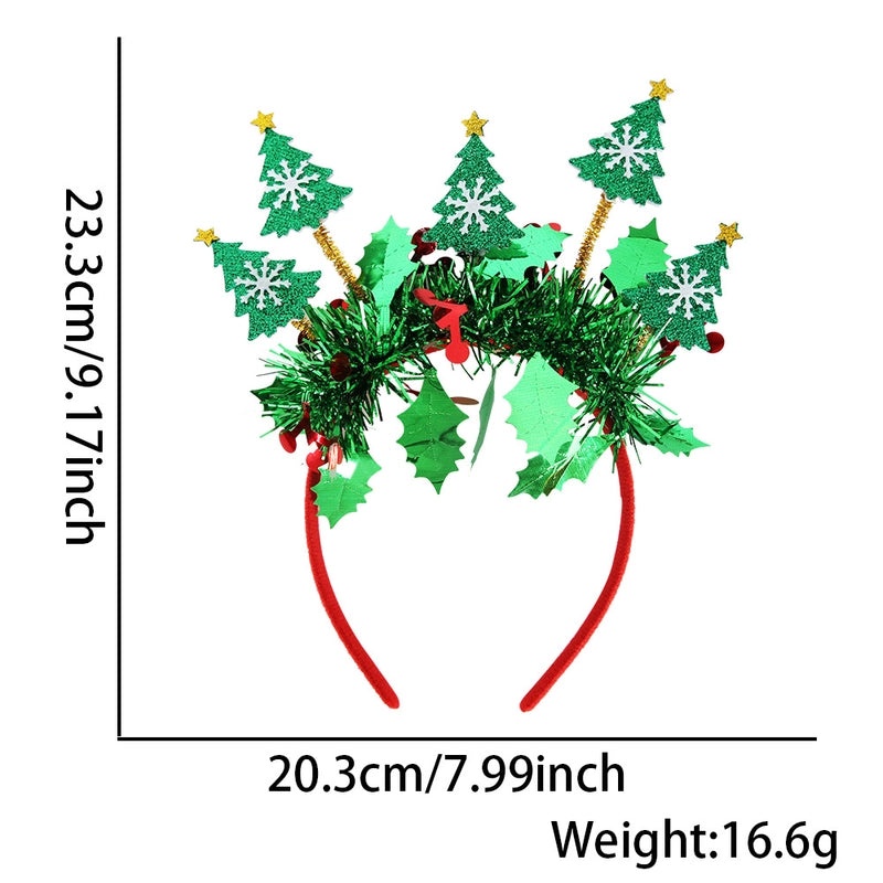 Christmas Cute IG Style Snowman & Elk Felt Hair Band Party Accessories|Holiday Hair Accessories