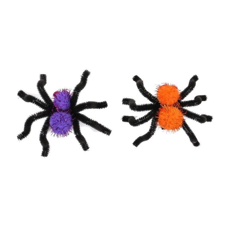 Halloween Spider Hairball Hairpin with Iron Wire for Party Festival | Hair Accessories
