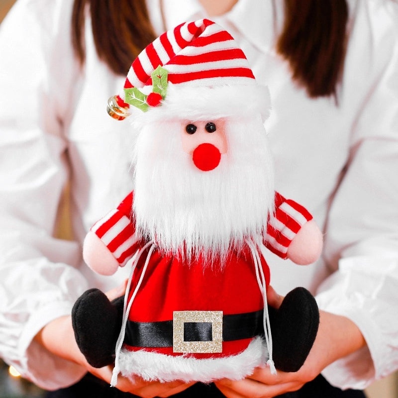 Christmas Tree Santa Claus Snowman Gift Bags Festive Party Wrapping Supplies|Holiday Party Supplies