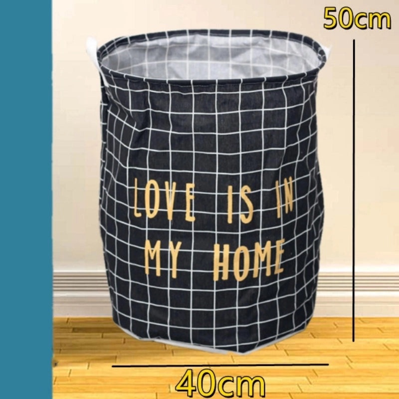 Geometric Animal Print Cotton Linen Storage Basket Minimalist Style|Home Storage & Organization