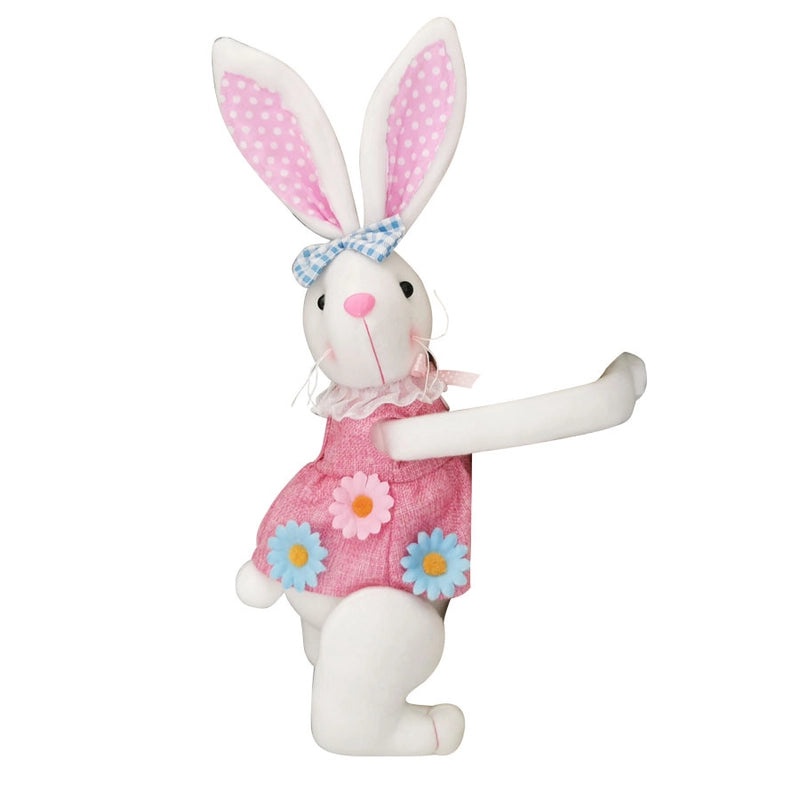 Adorable Easter Bunny Plush Indoor Home Decor Table Ornament | Home Decorations
