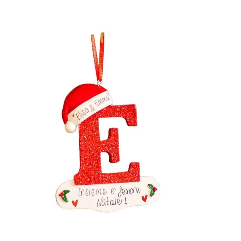 Christmas Wishing Tree Pendant DIY Letter Charm Holiday Hat Decorations|Jewelry & Accessories