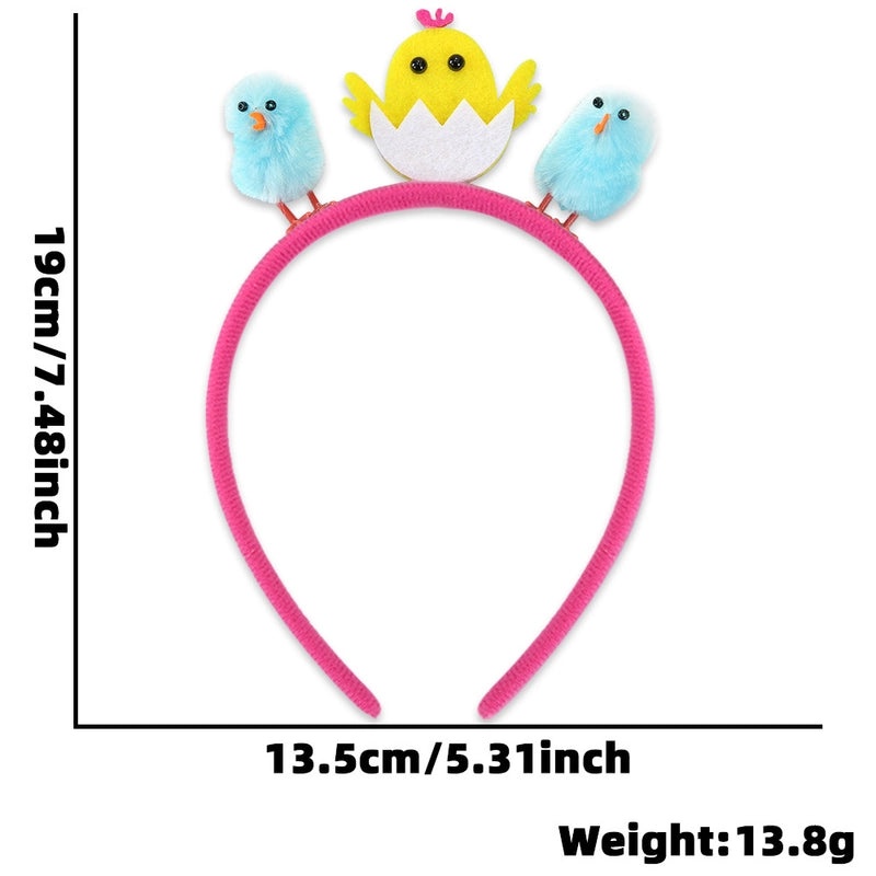 Easter Rabbit and Chick Hairball Headband Cute Party Festival Accessory 1 Piece|Party Supplies