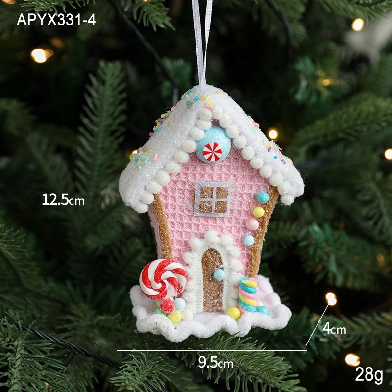 Adorable Pastoral Ice Cream Snowman Foam Hanging Ornaments for Casual Holiday Party Decorations|Holiday Ornaments