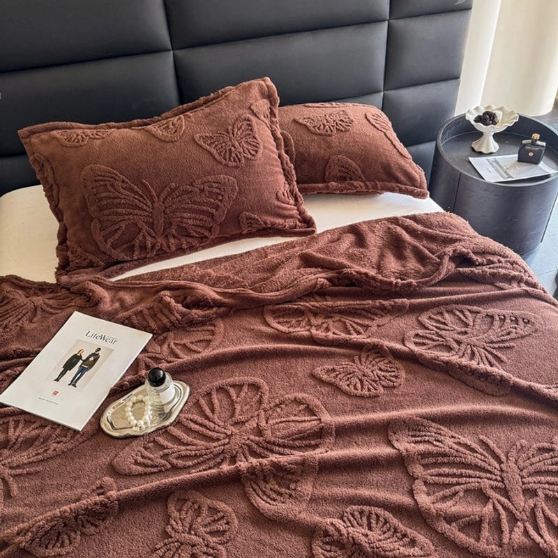 Cozy Soft Solid Color Polyester Throw Blanket|Home & Living Textiles