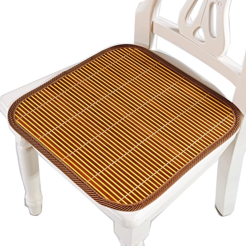 Cooling Bamboo Mat Chair Cushion for Office, Dining, Internet Cafe | Home & Office Accessories