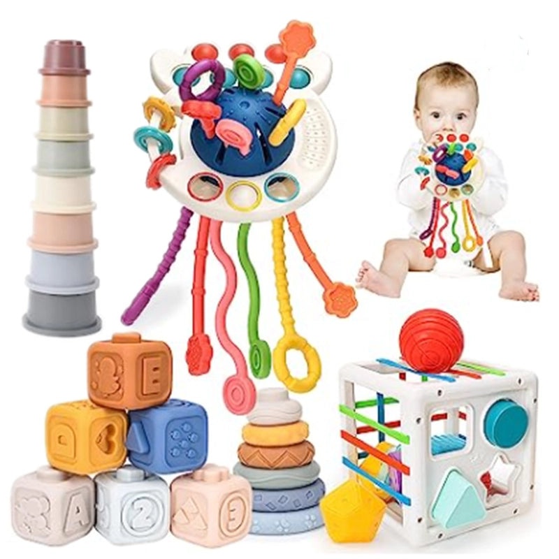 DIY Educational Finger Pumping Music Rubber Rings|Educational Toys