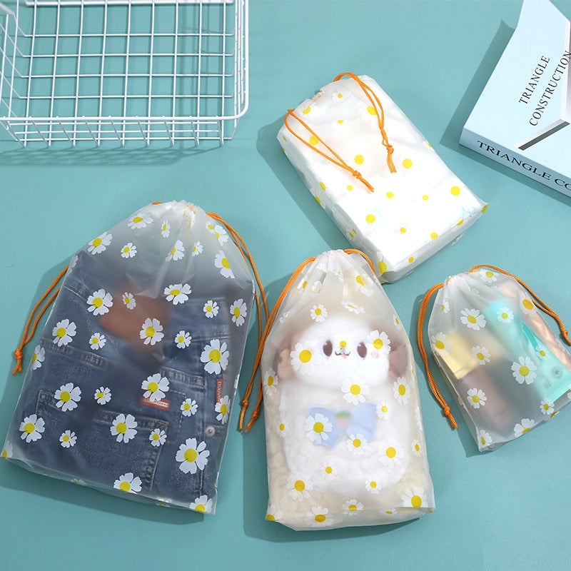 Casual Cartoon Solid Color PE Storage Pouch for Daily Use|Storage Bags & Organizers