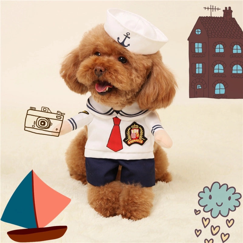 Funny Pet Police Costume for Cats|Pet Costumes