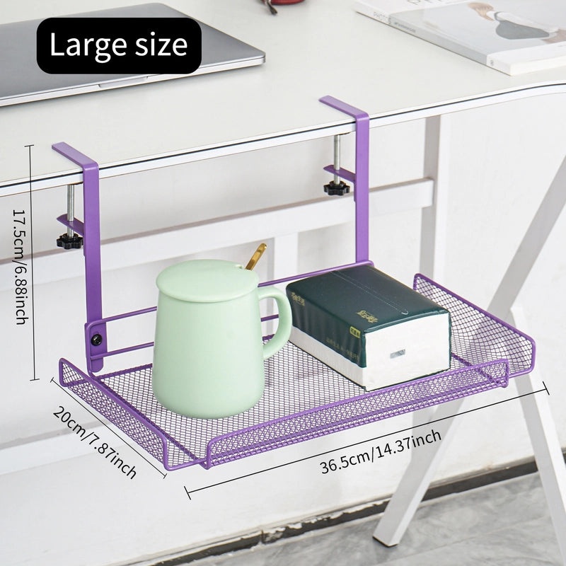 Minimalist Solid Color Carbon Steel Storage Rack for Home Organization|Home Storage & Organization