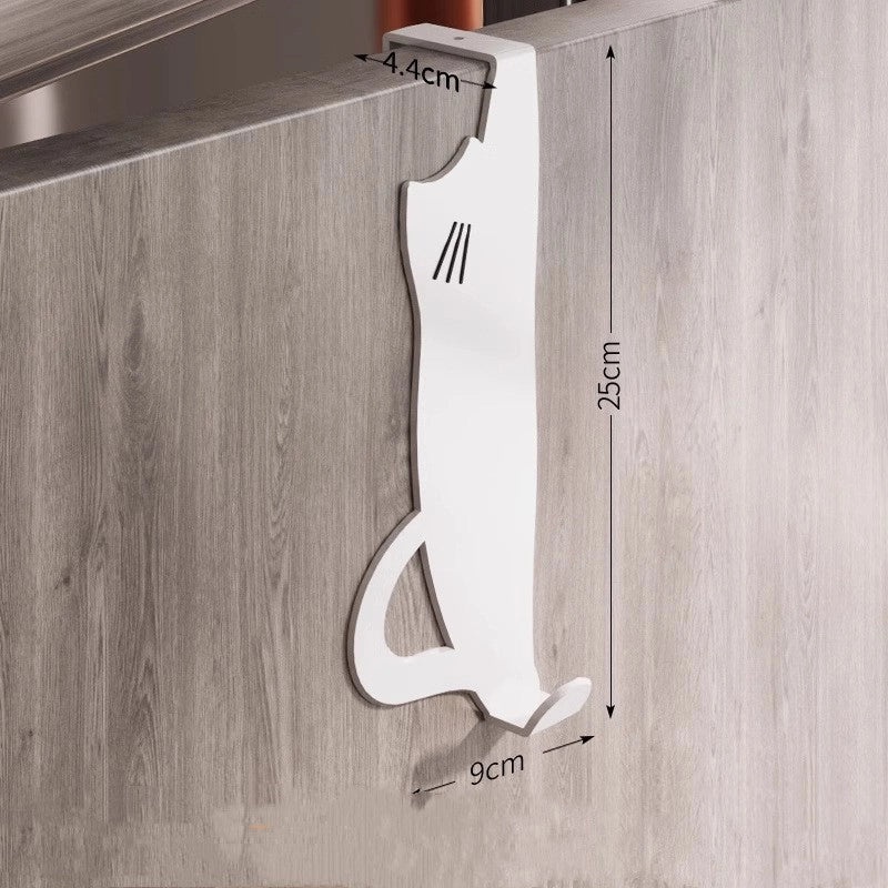 Minimalist Cat Shape Iron Wall Hooks for Home Decor|Home Organization & Storage Accessories
