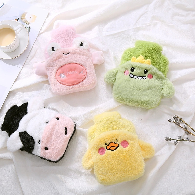 Sanxi Balls Winter Rabbit Hair Hot Water Bag Removable Washable PVC Cartoon Cute Hand Warmer|Hot Water Bags & Warmers