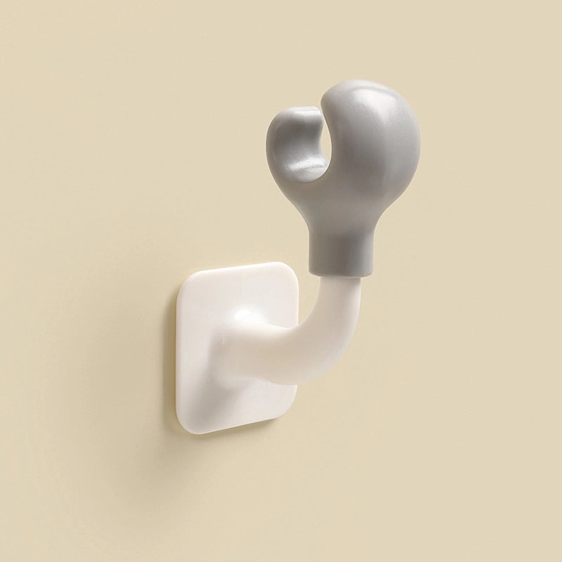 Cute DIY Round Head Shoe Foot Mat Small Feet Detachable Adhesive-Free Decorative Tissue Box and Trash Can Accessory|Home Decor & Organization