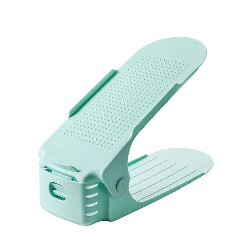 Double-layer Plastic Shoe Rack | Home Storage Organizer | Space-saving, Economical Shoe Holder | Simple Design | Shoe Storage Rack|Storage & Orga