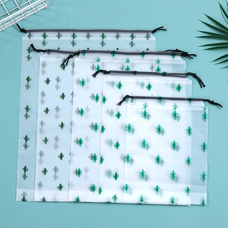 Casual Cartoon Solid Color PE Storage Pouch for Daily Use|Storage Bags & Organizers