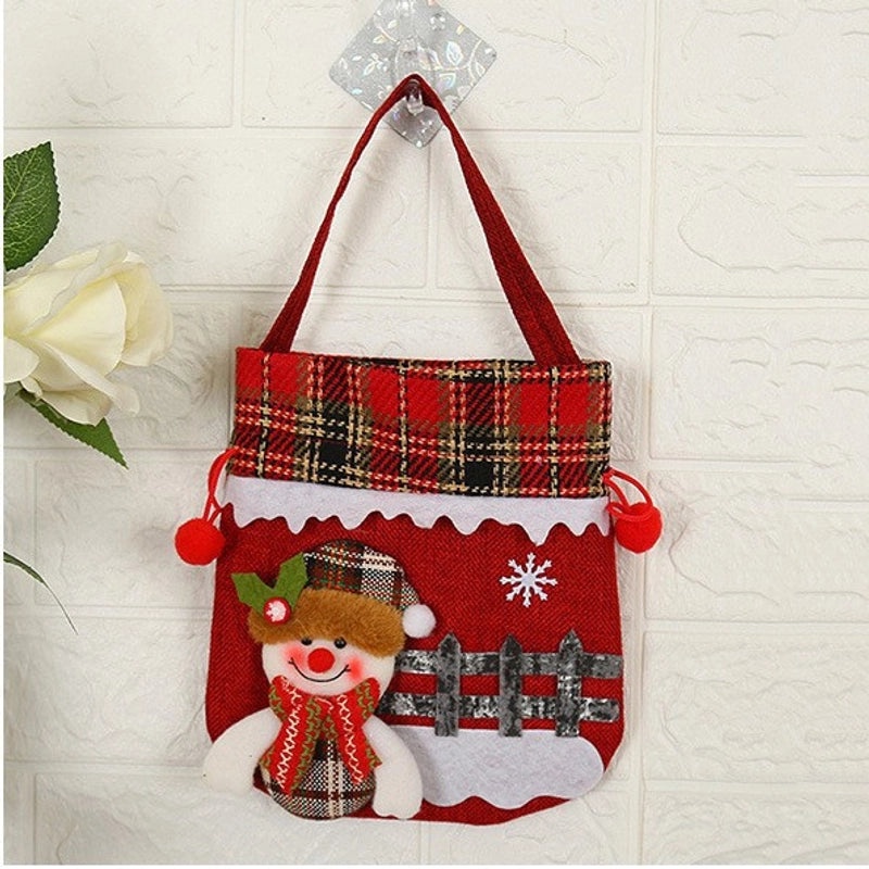 Nordic Christmas Gift Bags Santa Snowman Elk Party Decorations | Christmas Party Supplies