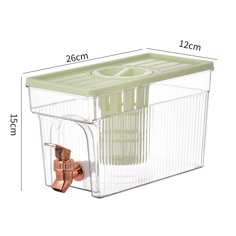 Lightweight Air-Cooled Fruit Juice Dispenser with Tap for Home Refrigerator | Drinkware & Beverage Dispensers