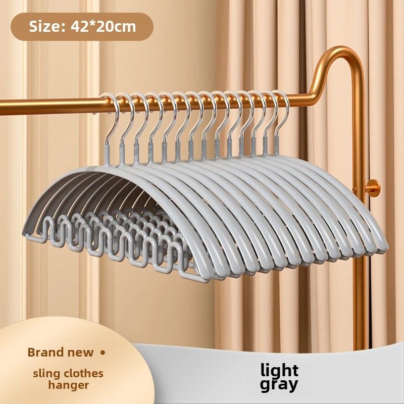 Lightweight Luxury Black Wave Pattern Underwear Hanger Multi-Functional Plastic Clothes Rack for Dormitory Storage|Home Storage & Organization