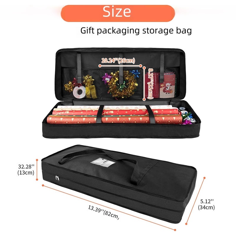 Durable Tear-Resistant Christmas Gift Storage Bag with Adjustable Velcro | Home Storage & Organization