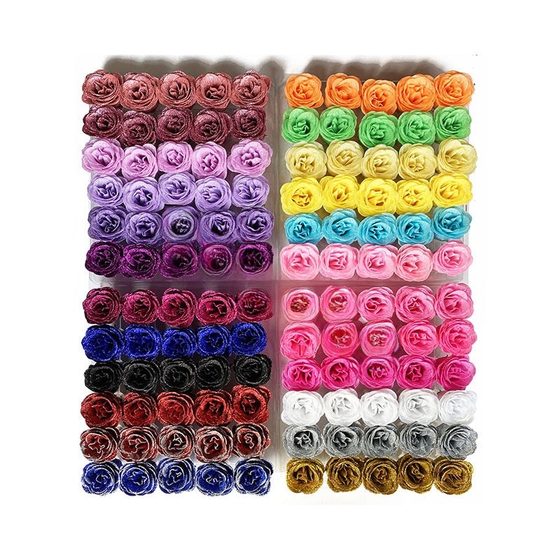 Shining Blue Gold Simulation Crystal Roses for 520 Tanabata Valentine's Day Gift|Jewelry & Accessories