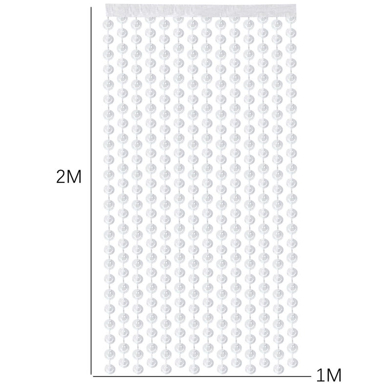 Minimalist Smile Face PET Indoor Party Door Curtain for Christmas Valentine’s Day New Year Festival|Home Decor Curtains