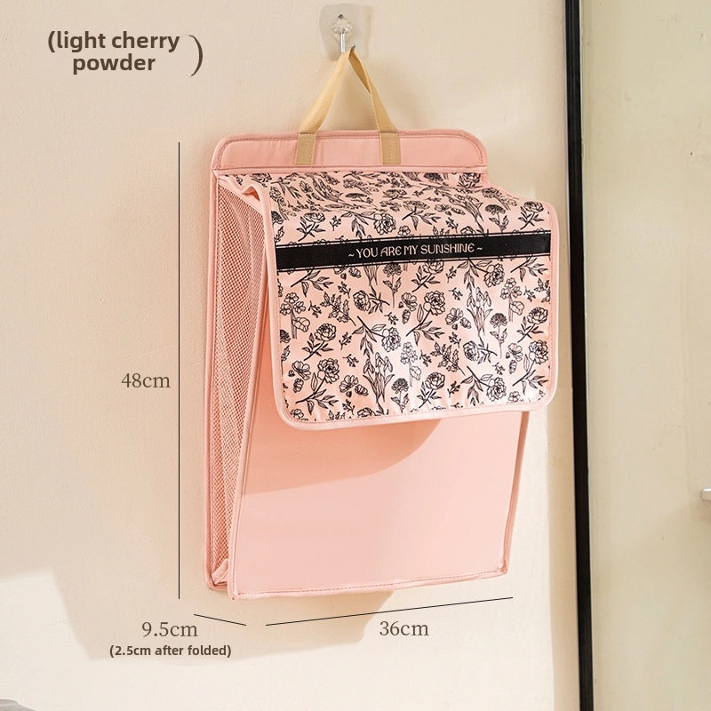 Foldable Wall-mounted Laundry Basket Breathable Dirty Clothes Storage for Bathroom Light Luxury Design|Home Storage & Organization