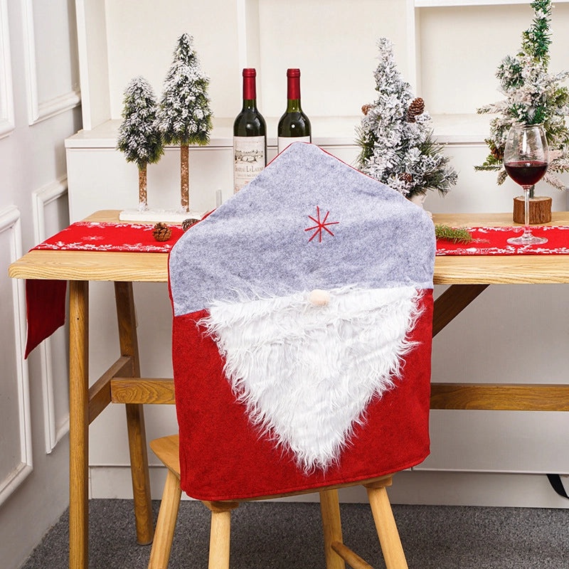 Christmas Santa Claus Chair Cover for Party Decoration | Home Decor & Party Supplies