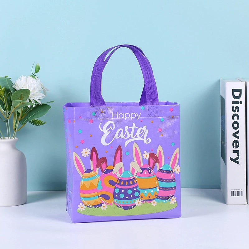 Easter Cute Cartoon Themed Nonwoven Daily Use Bag|Accessories & Bags