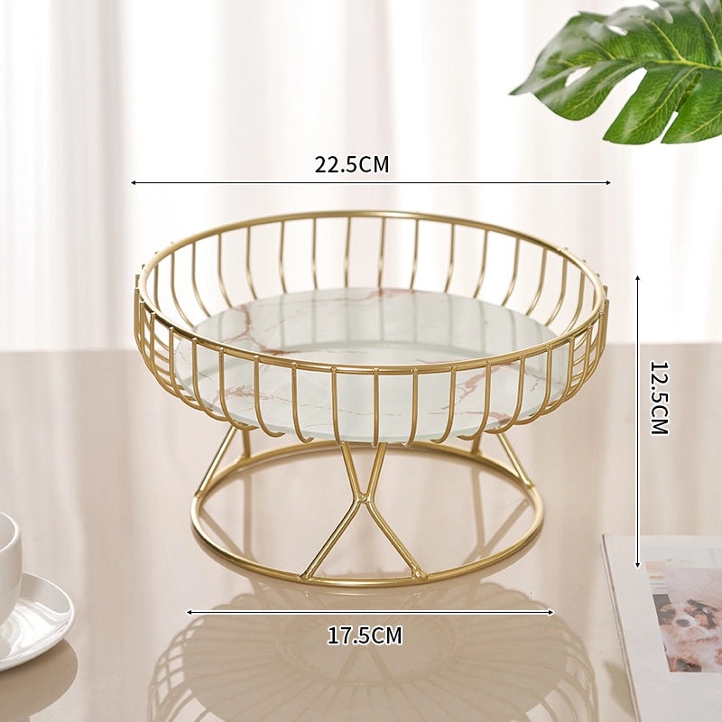 Nordic Fruit Plate Decorative Tray for Living Room Snack Candy Counter|Home & Kitchen Accessories