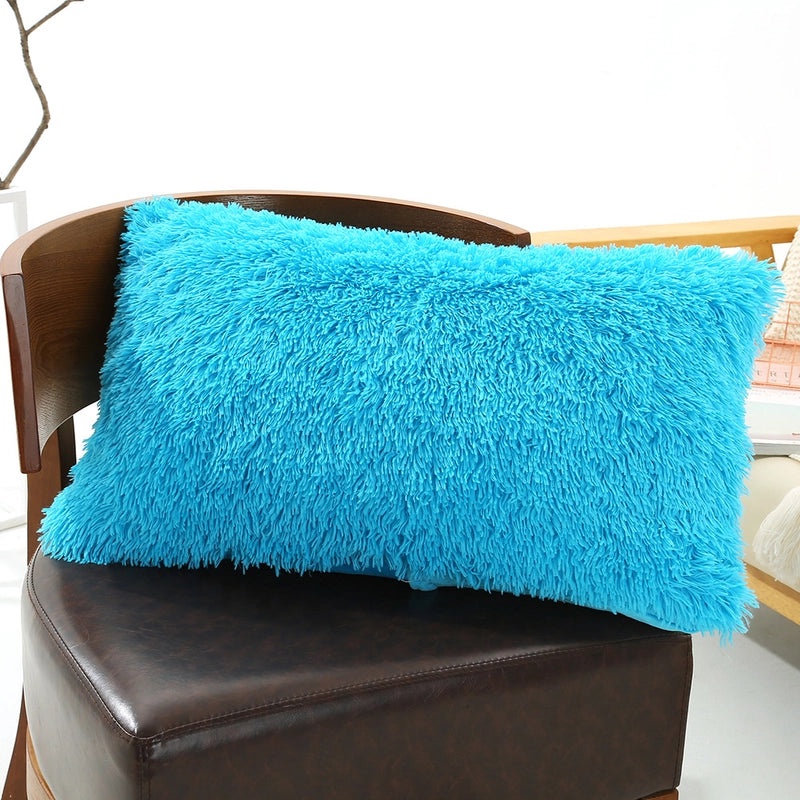 Solid Color Polyester Pillow Covers for Bedding | Home Decor & Bedding