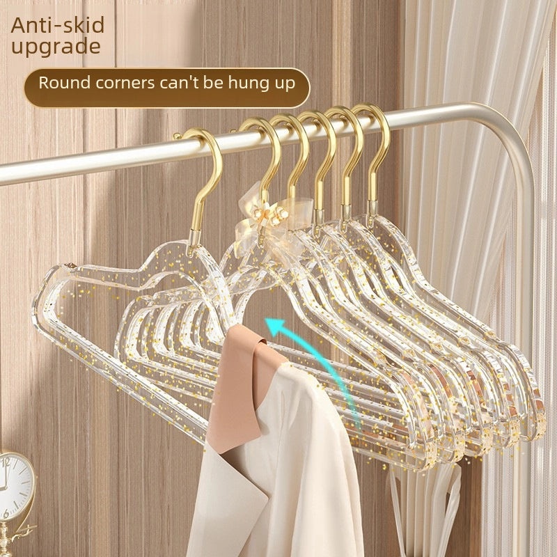 Acrylic Crystal Clothes Hanger for Women|Home & Kitchen > Storage & Organization > Closet Organizers