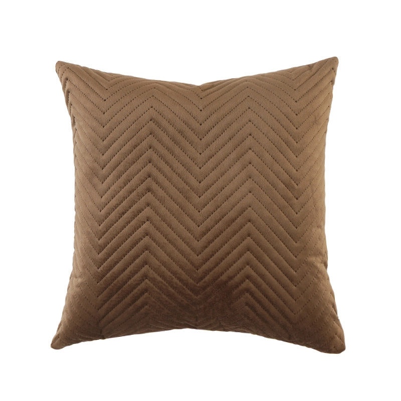 Nordic Velvet Embossed 3D Pillow Cover for Bedside Home Decor|Home Textiles>Pillow Covers & Cases