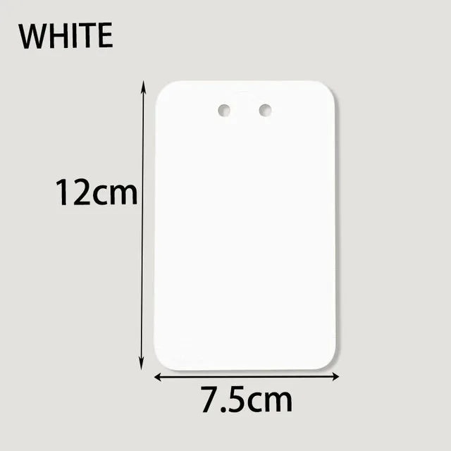 7.5x12cm Kraft Paper Keychain Display Card DIY Jewelry Packaging Cardboard Retail Label|Jewelry Packaging Supplies