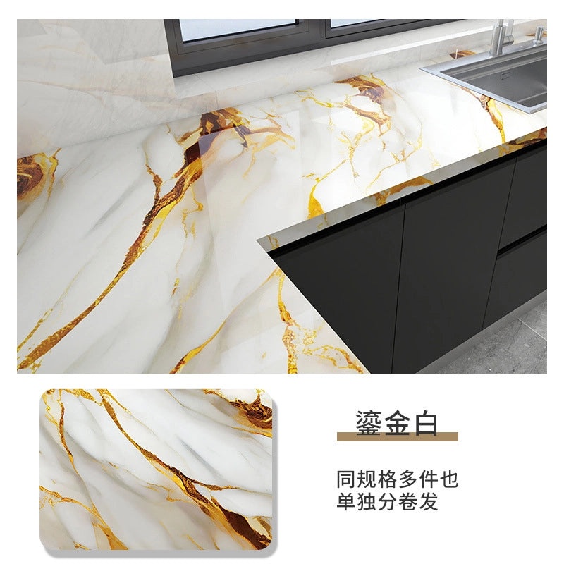 Waterproof Oil-Proof Kitchen Wall Stickers High Temperature Resistant Self-Adhesive Decorative Wallpaper|Home Decor Wall Stickers